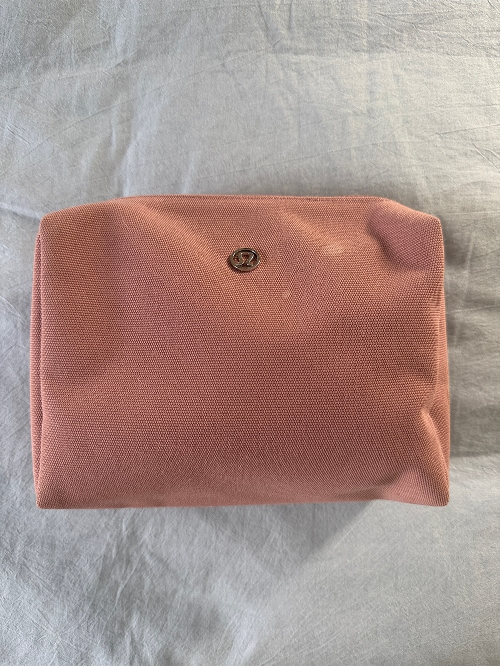 lululemon athletica Dusty Rose Canvas Cosmetic Case